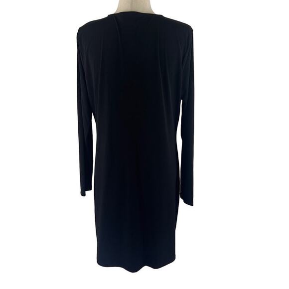 MICHAEL MICHAEL KORS LONG SLEEVE CUTOUT MINI DRESS IN BLACK NWT WOMEN'S SIZE XL - Picture 3 of 14